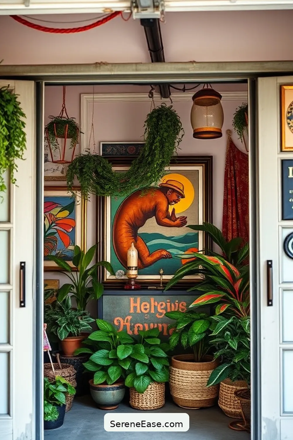 16 Ways to Incorporate Metallic Accents in Your Bohemian Garage Style 14 Incorporating Metallic Frames for Artwork for 16 Ways to Incorporate Metallic Accents in Your Bohemian Garage Style