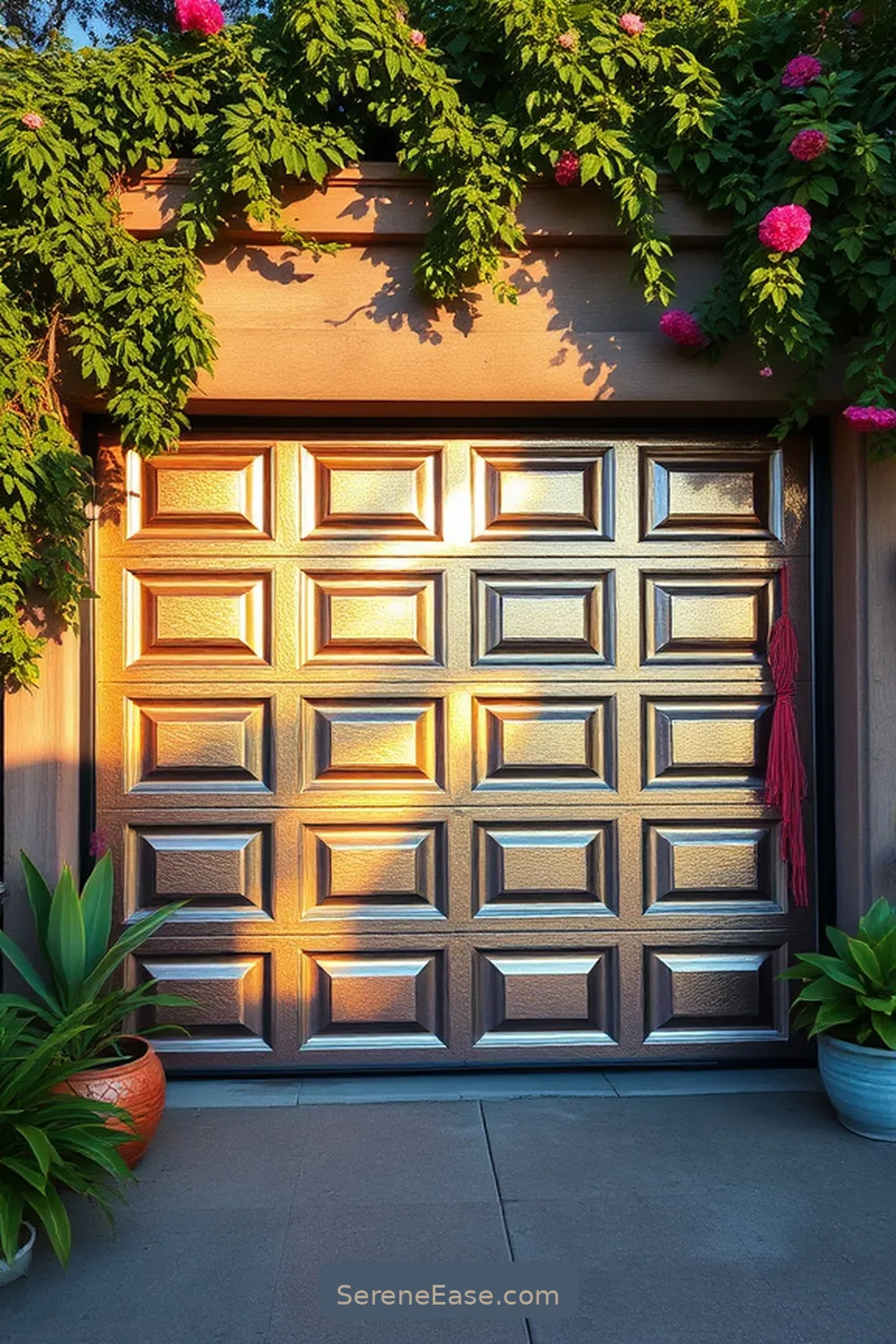 16 Ways to Incorporate Metallic Accents in Your Bohemian Garage Style 2 Metallic Paint for Your Garage Doors for 16 Ways to Incorporate Metallic Accents in Your Bohemian Garage Style