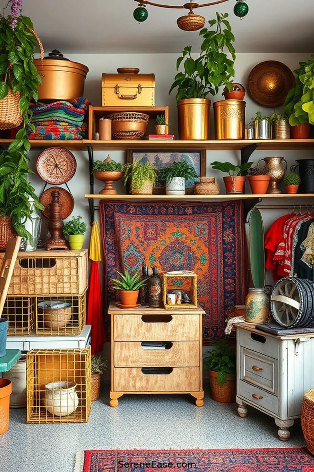 16 Ways to Incorporate Metallic Accents in Your Bohemian Garage Style 5 Metallic Storage Solutions for 16 Ways to Incorporate Metallic Accents in Your Bohemian Garage Style