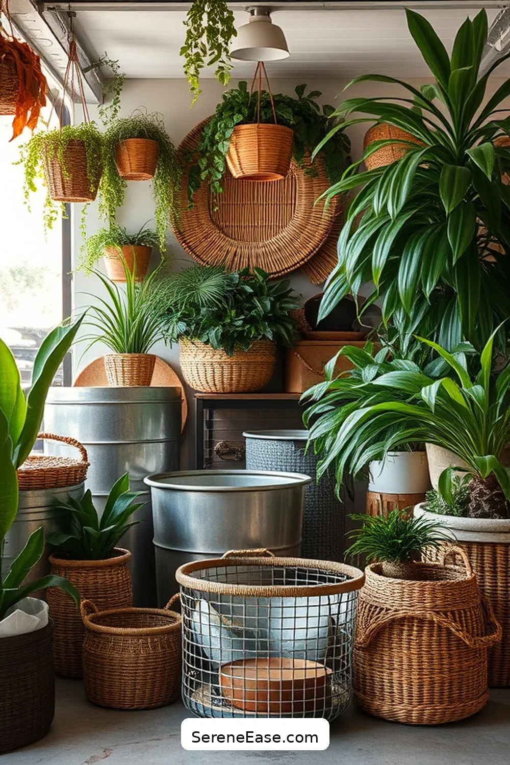 16 Ways to Incorporate Metallic Accents in Your Bohemian Garage Style 15 Stylish Metallic Baskets for Organization for 16 Ways to Incorporate Metallic Accents in Your Bohemian Garage Style