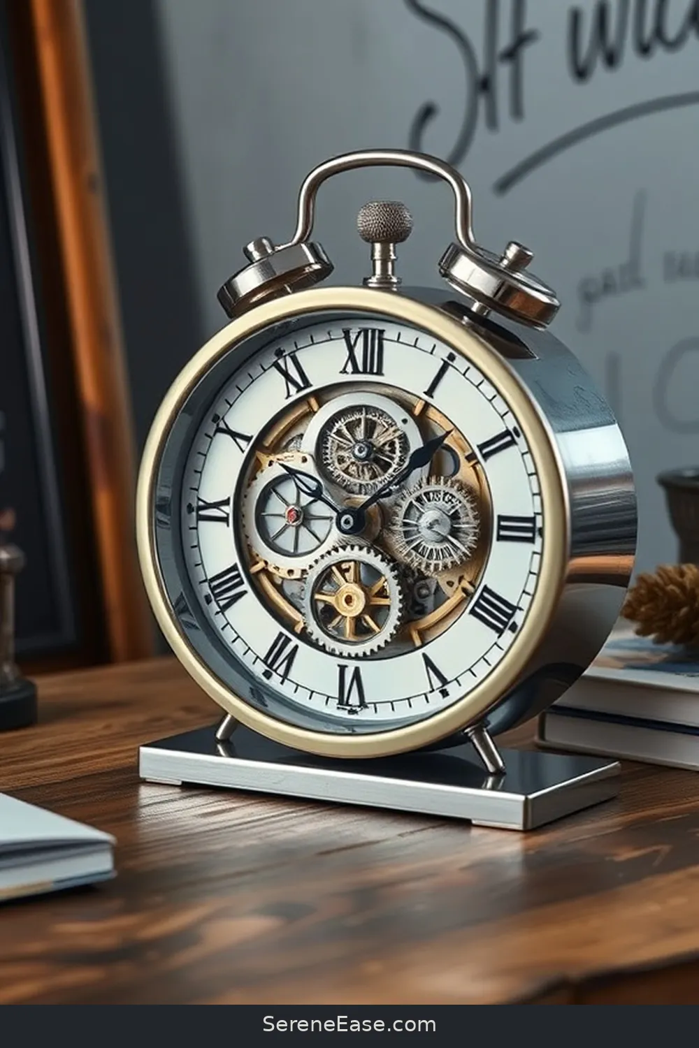 16 Ways to Incorporate Metallic Accents in Your Industrial Style Home Office 12 Unique Desk Clocks With Metallic Details for 16 Ways to Incorporate Metallic Accents in Your Industrial Style Home Office
