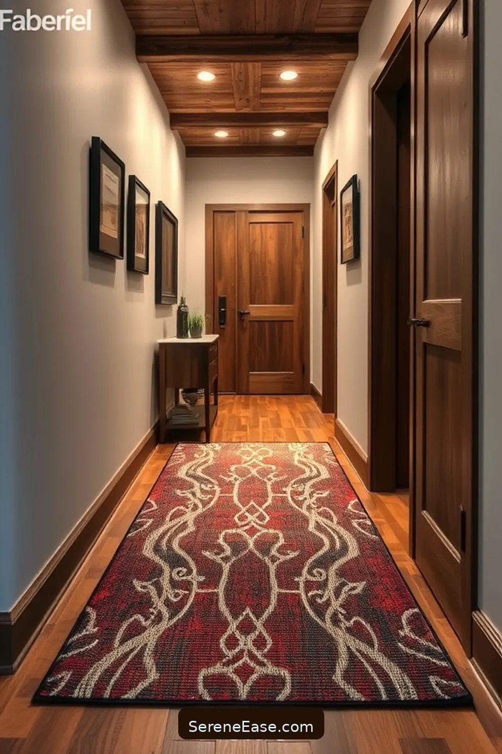 16 Ways to Incorporate Metallic Accents in a Rustic Hallway Style 6 Accent Rugs With Metallic Threads for 16 Ways to Incorporate Metallic Accents in a Rustic Hallway Style