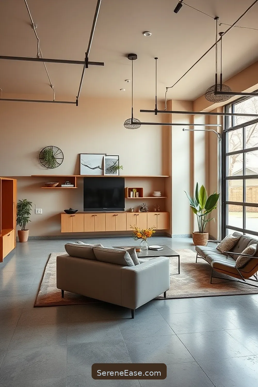 Choose a Neutral Paint Palette for 16 Ways to Incorporate Neutral Tones in Mid-Century Modern Garage Style