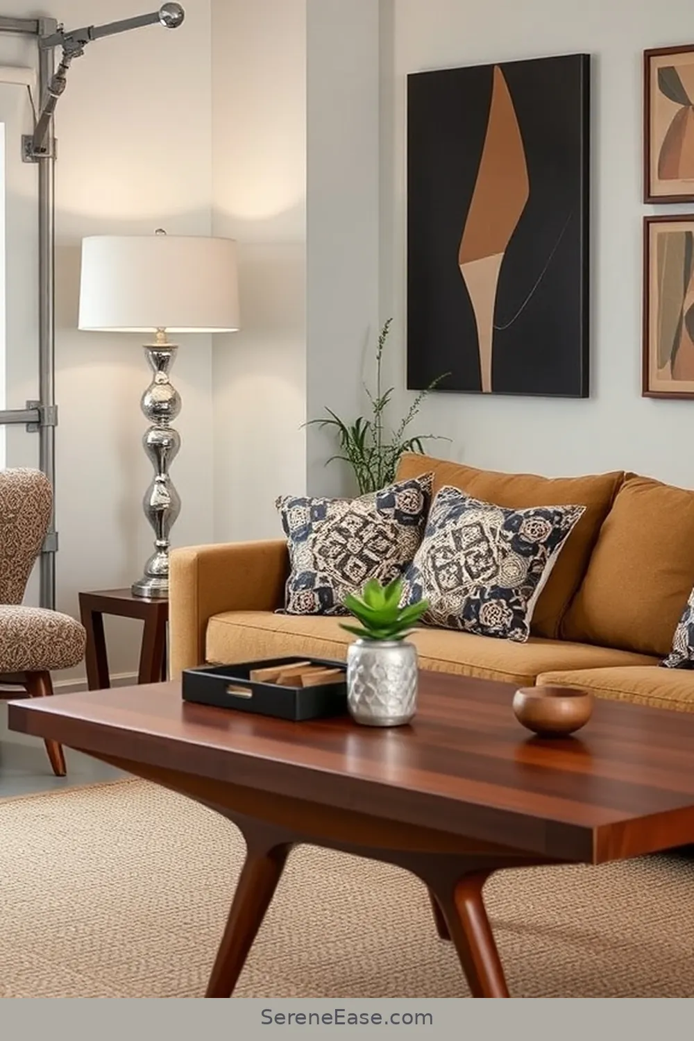 Incorporate Vintage Accessories for 16 Ways to Incorporate Neutral Tones in Mid-Century Modern Garage Style
