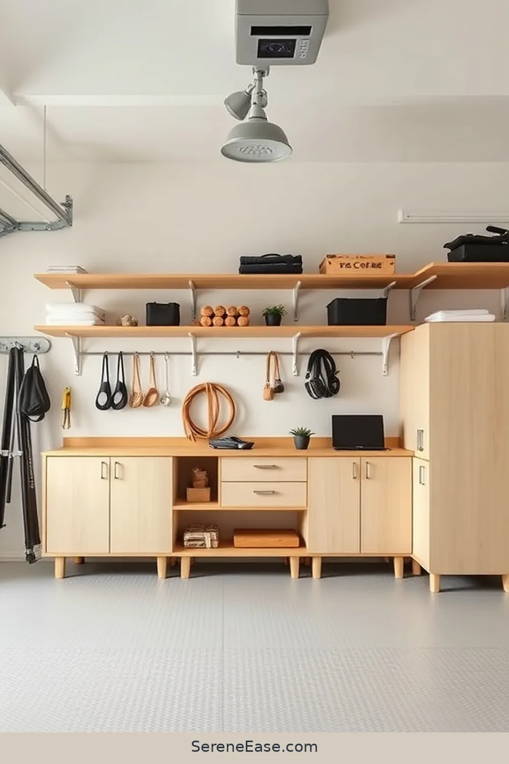 16 Ways to Incorporate Neutral Tones in Scandinavian-Style Garages 6 Choose Simple, Functional Furniture for 16 Ways to Incorporate Neutral Tones in Scandinavian-Style Garages