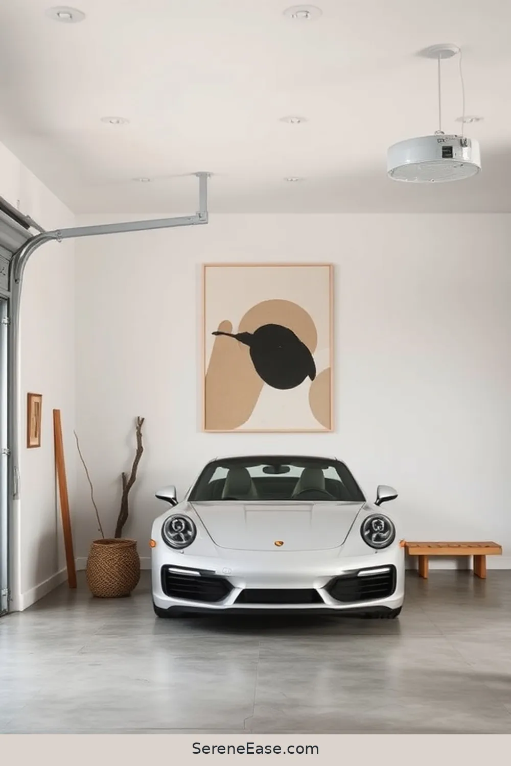 16 Ways to Incorporate Neutral Tones in Scandinavian-Style Garages 12 Hang Neutral Artwork or Prints for 16 Ways to Incorporate Neutral Tones in Scandinavian-Style Garages