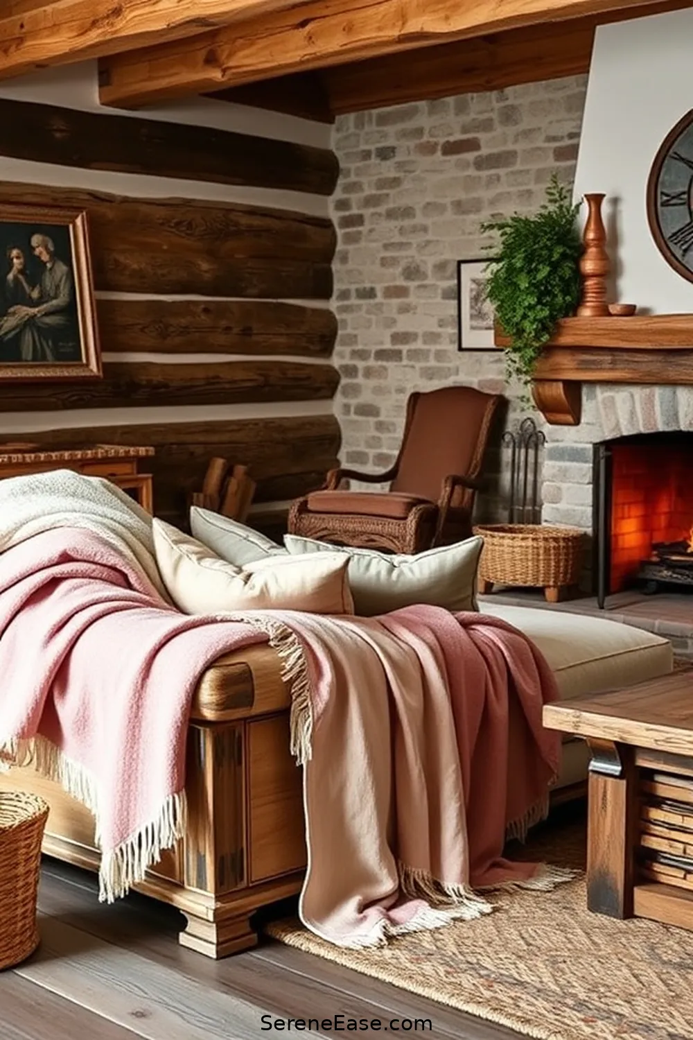 16 Ways to Incorporate Pastels in Rustic Living Room Style 9 Layer Pastel Blankets for 16 Ways to Incorporate Pastels in Rustic Living Room Style