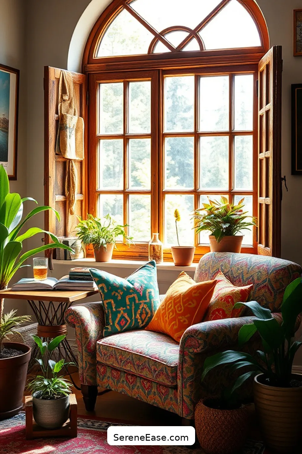 16 Ways to Infuse Bold and Bright Colors Into Rustic Library Style 8 Create a Colorful Reading Nook for 16 Ways to Infuse Bold and Bright Colors Into Rustic Library Style