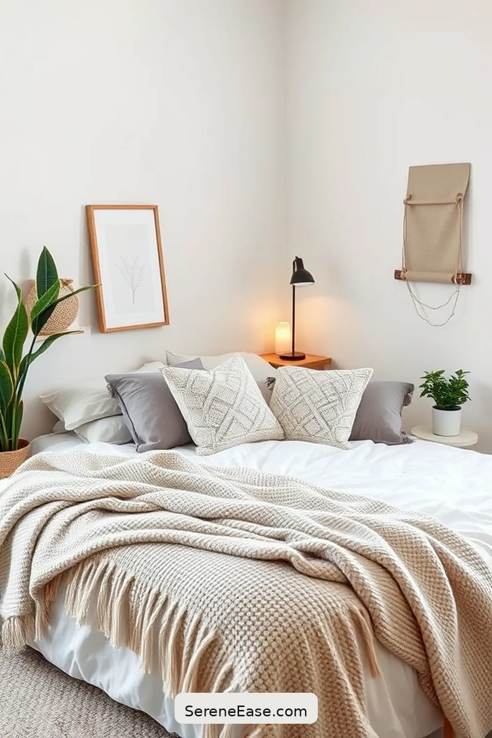 16 Ways to Use Neutral Tones in a Scandinavian Style Bedroom 17 Personalize With Subtle Accents for 16 Ways to Use Neutral Tones in a Scandinavian Style Bedroom