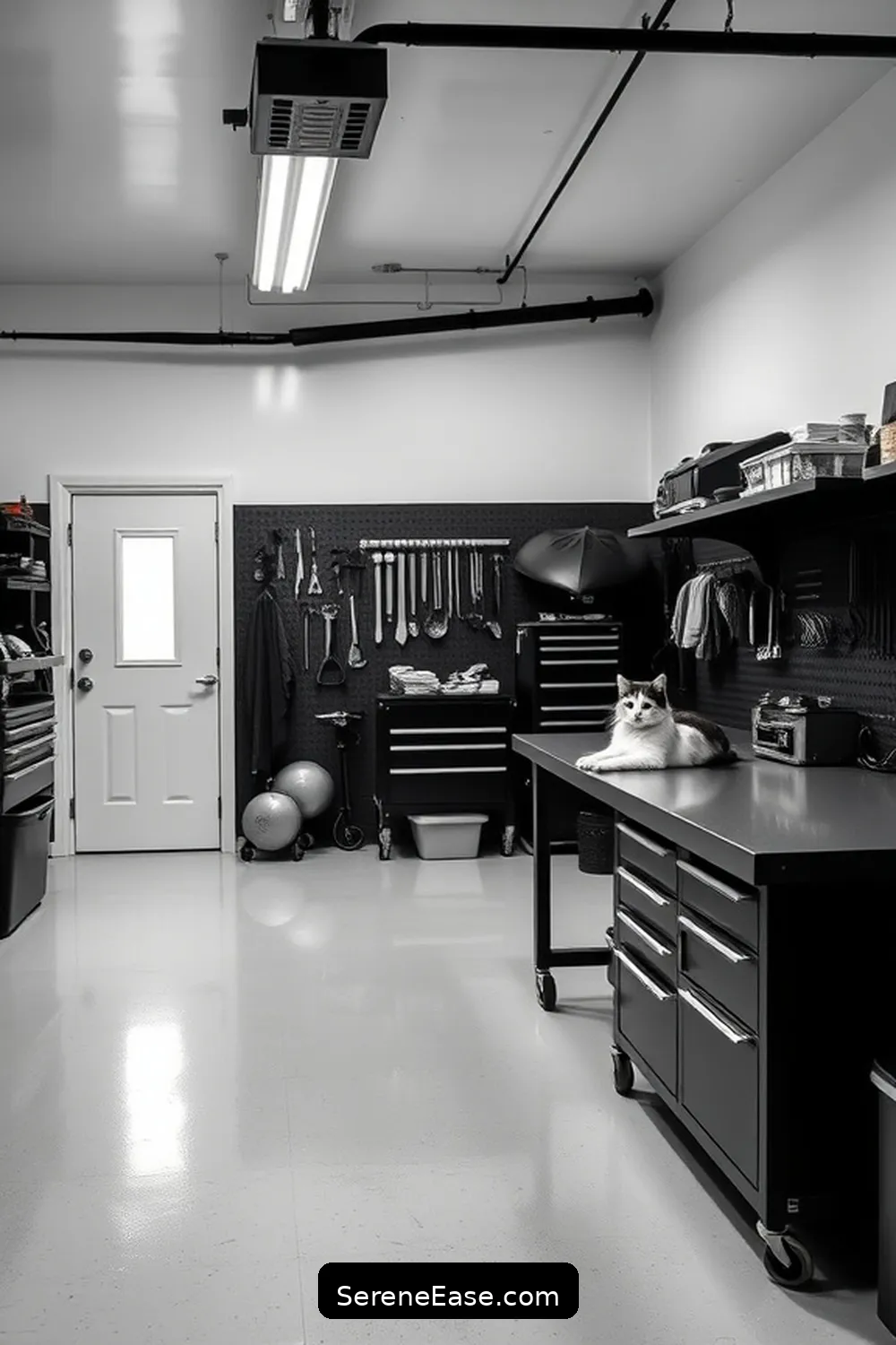 17 Essential Tips for a Black and White Minimalist Style Garage 17 Ensure Consistent Aesthetics for 17 Essential Tips for a Black and White Minimalist Style Garage