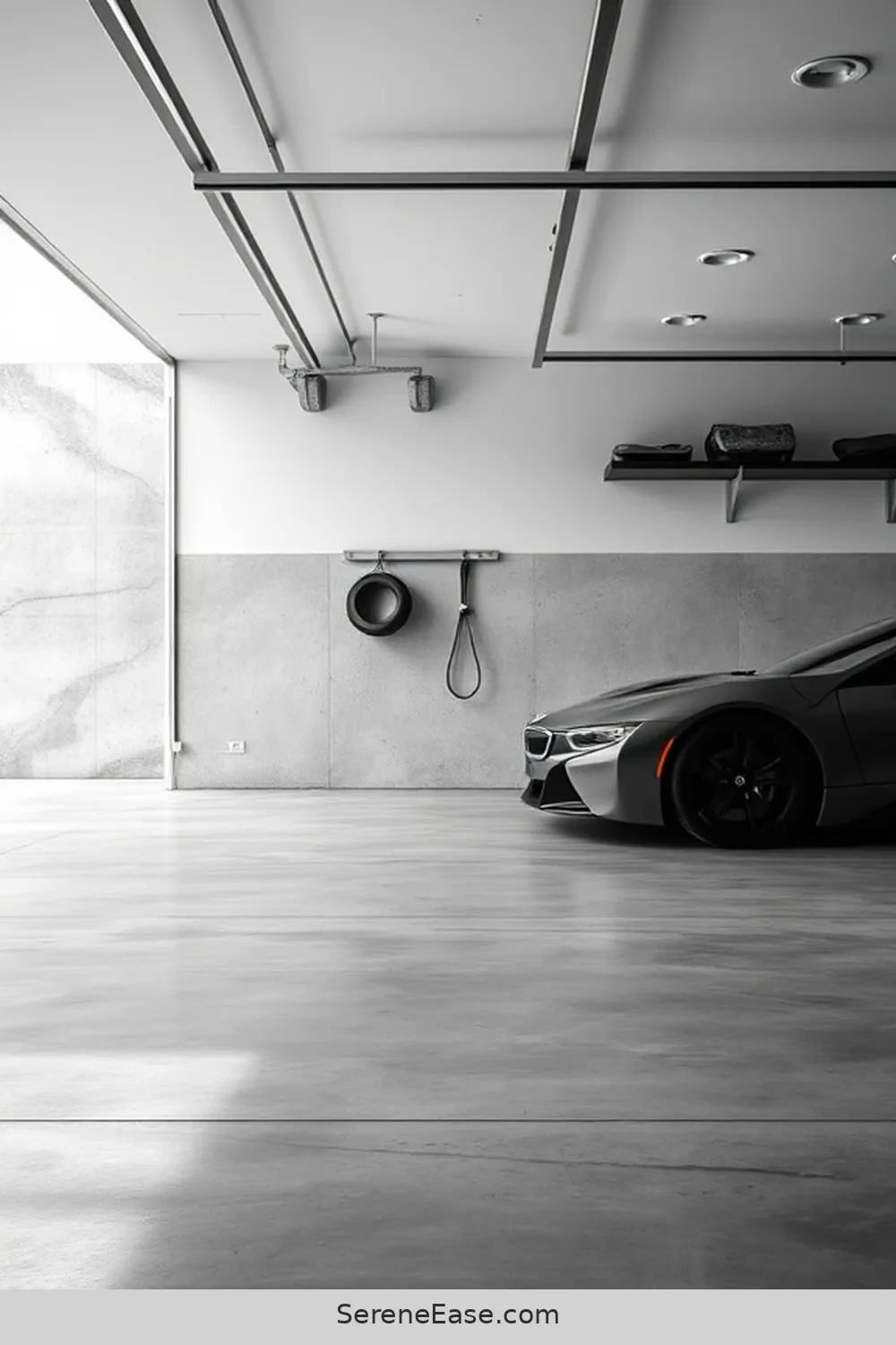17 Essential Tips for a Black and White Minimalist Style Garage 13 Incorporate Textures for 17 Essential Tips for a Black and White Minimalist Style Garage