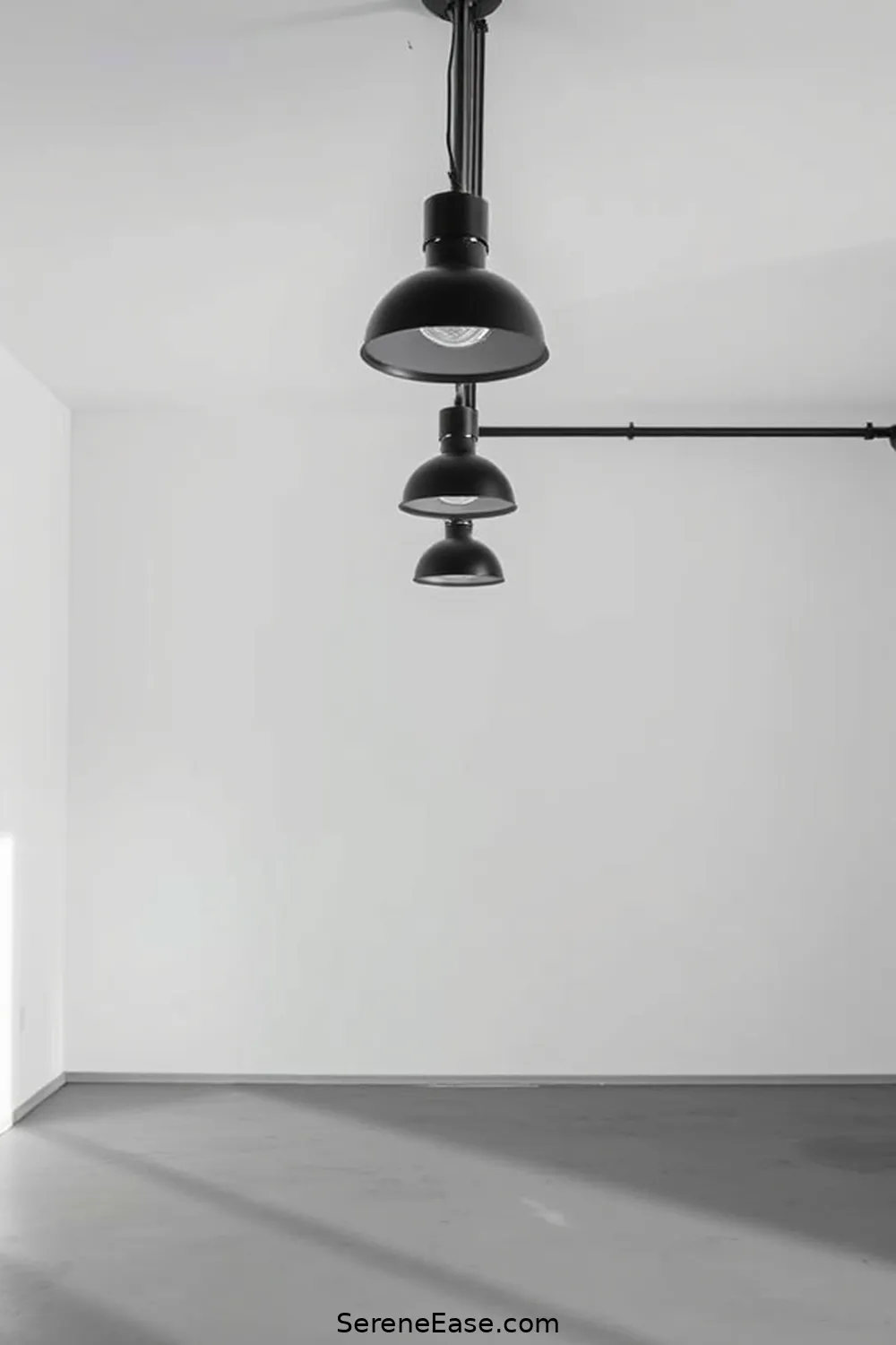 17 Essential Tips for a Black and White Minimalist Style Garage 8 Select Functional Lighting for 17 Essential Tips for a Black and White Minimalist Style Garage