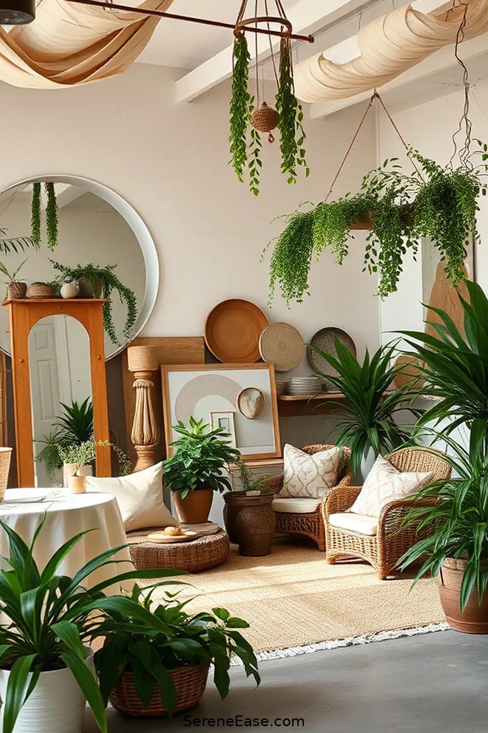 17 Ways to Achieve Monochromatic Bohemian Style in Your Garage 13 Use Mirrors to Enhance Space for 17 Ways to Achieve Monochromatic Bohemian Style in Your Garage