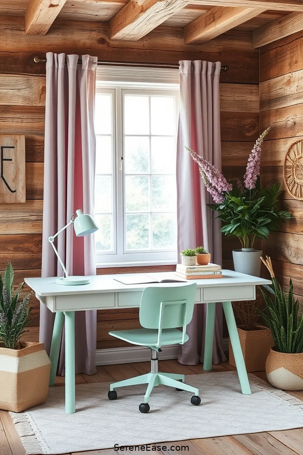 17 Ways to Blend Pastels in Your Rustic Home Office Style 4 Use Pastel Accents in Decor for 17 Ways to Blend Pastels in Your Rustic Home Office Style