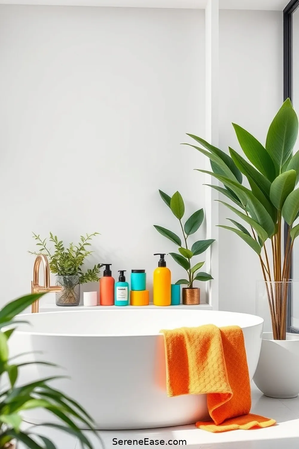 17 Ways to Incorporate Bold Colors in Bright Minimalist Bathroom Style 16 Select Fun and Colorful Bath Products for 17 Ways to Incorporate Bold Colors in Bright Minimalist Bathroom Style