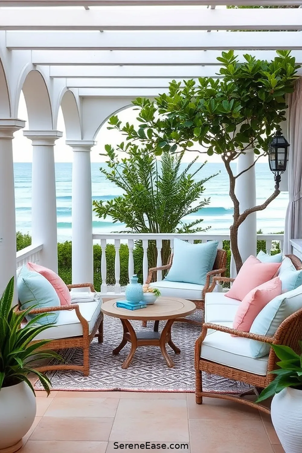 17 Ways to Incorporate Pastels Into Your Coastal Outdoor Patio Style 9 Accessorize With Cushions for 17 Ways to Incorporate Pastels Into Your Coastal Outdoor Patio Style