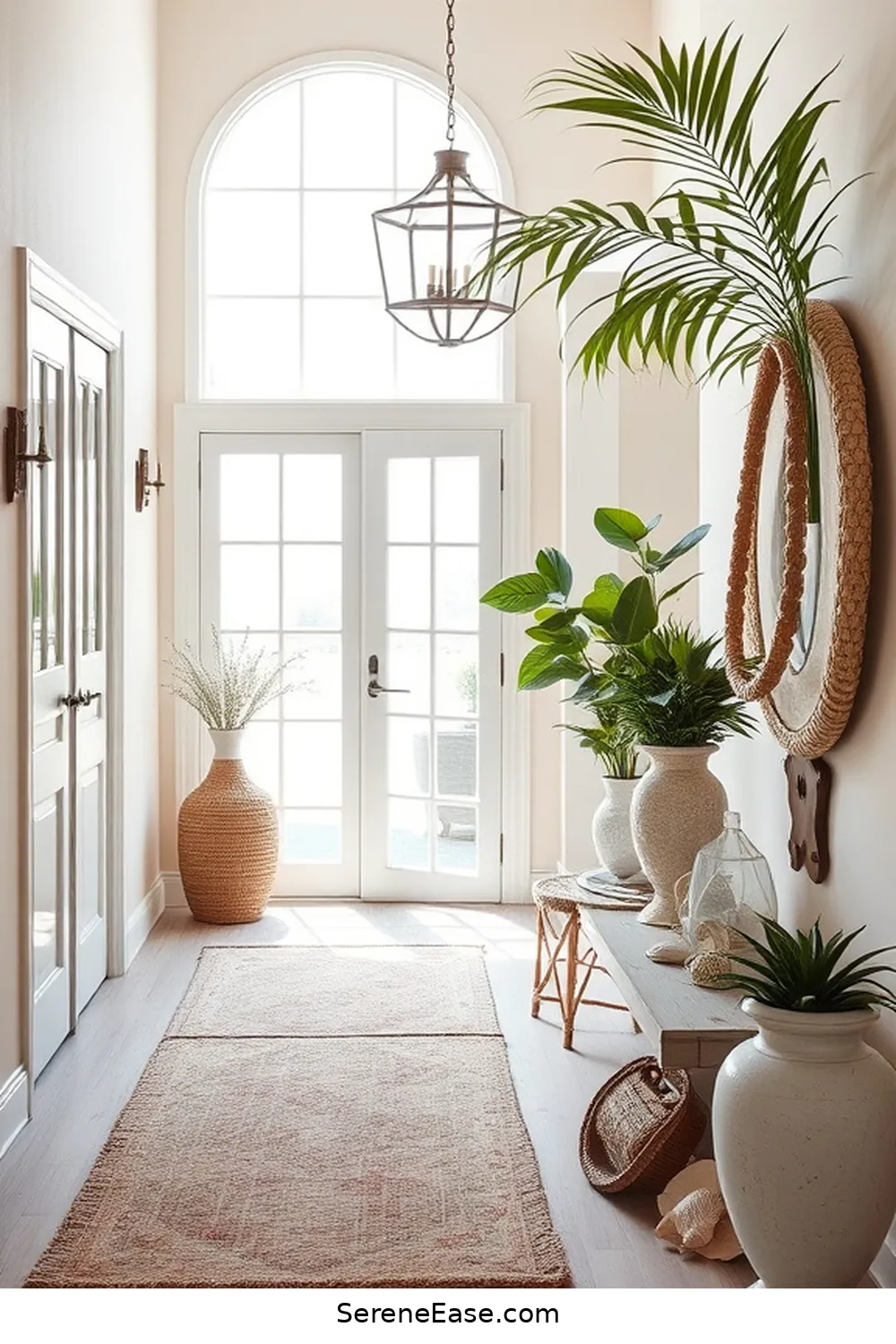 18 Monochromatic Entryway Ideas in Coastal Style 10 Coastal Coral Hues for 18 Monochromatic Entryway Ideas in Coastal Style