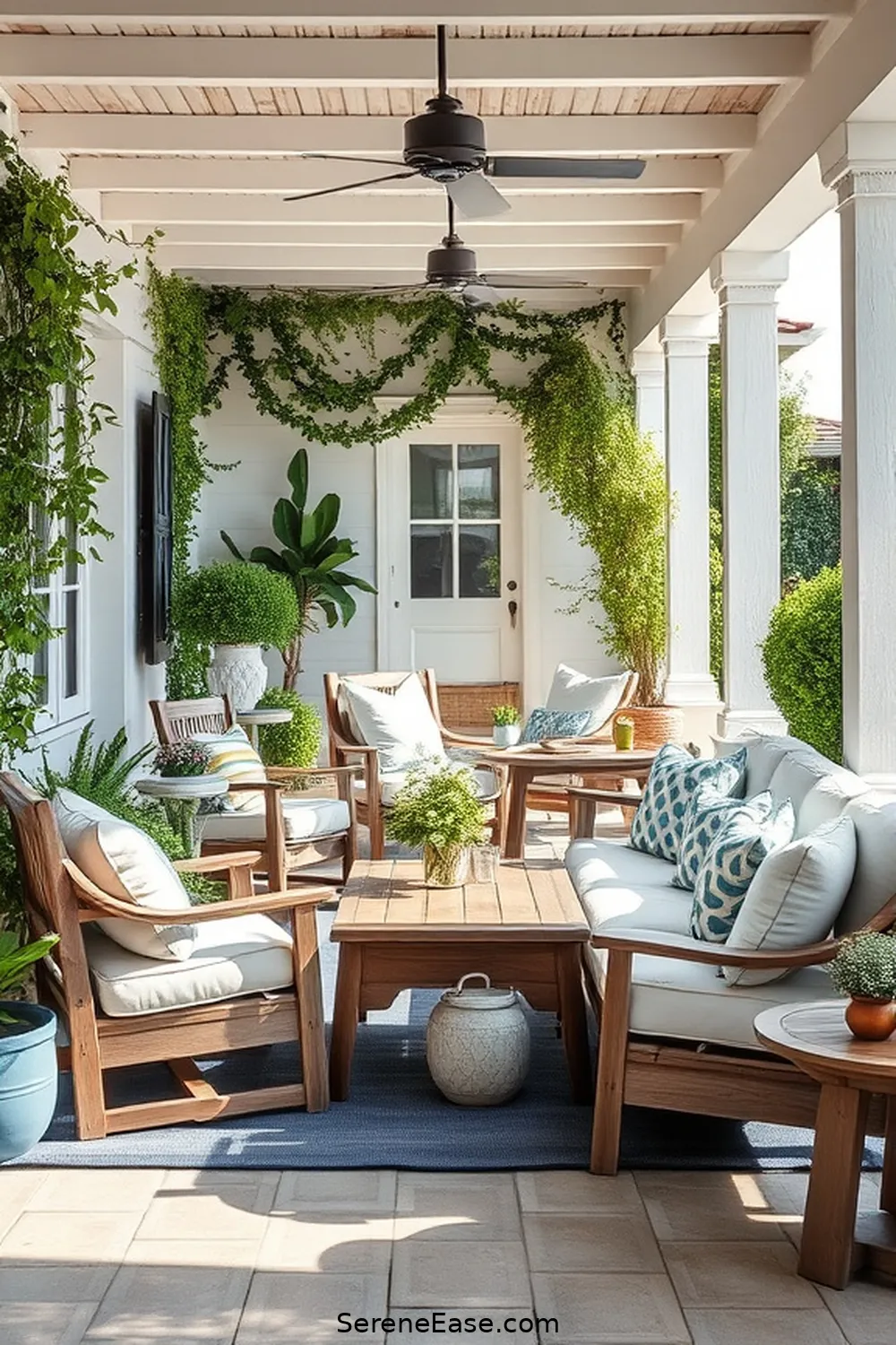 18 Monochromatic Outdoor Patio Ideas in Coastal Style 18 Weathered Wood Features for 18 Monochromatic Outdoor Patio Ideas in Coastal Style
