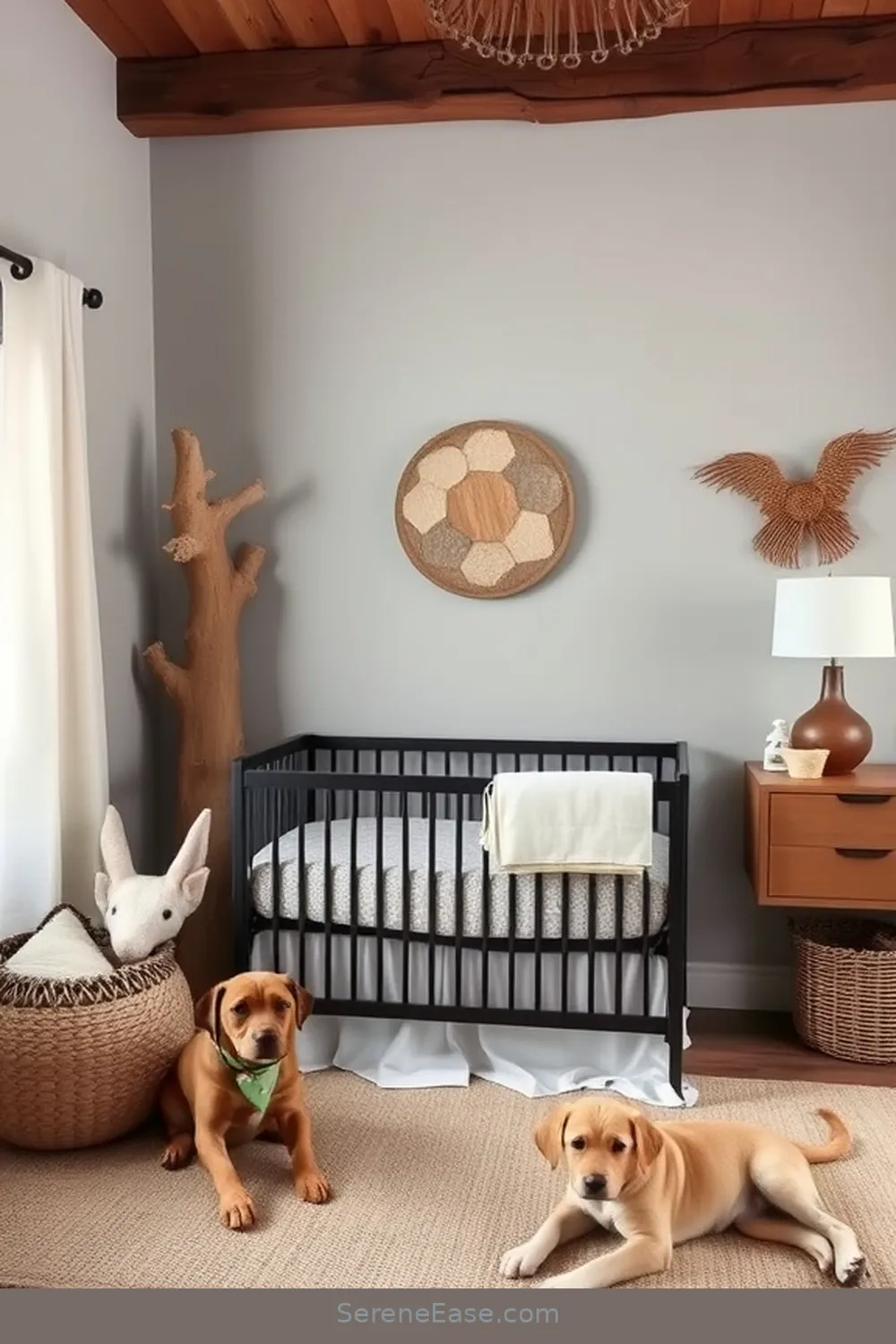 18 Tips for Designing a Black and White Rustic Nursery Style 2 Choose a Neutral Base Color for 18 Tips for Designing a Black and White Rustic Nursery Style