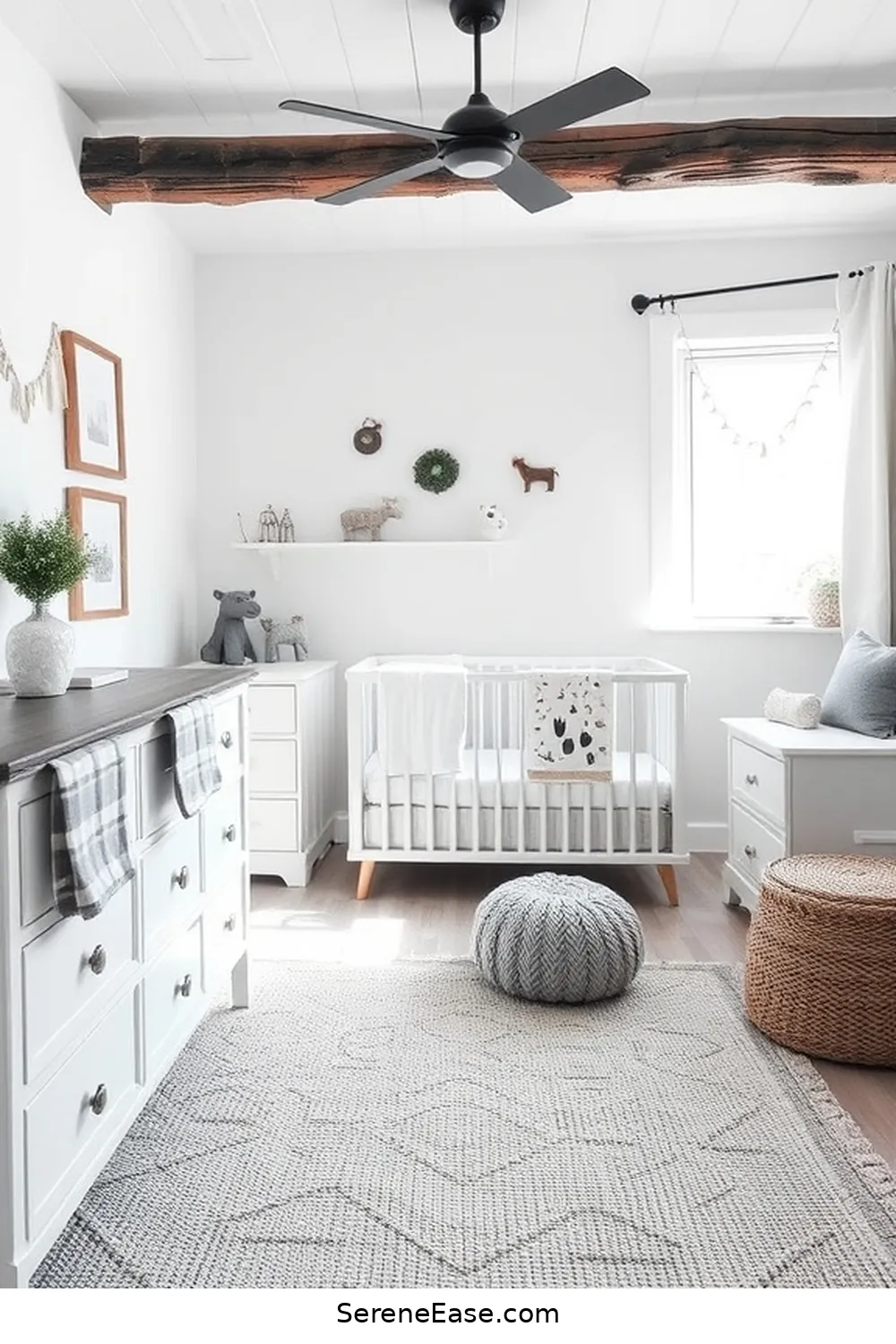18 Tips for Designing a Black and White Rustic Nursery Style 19 Keep It Flexible for Future Changes for 18 Tips for Designing a Black and White Rustic Nursery Style