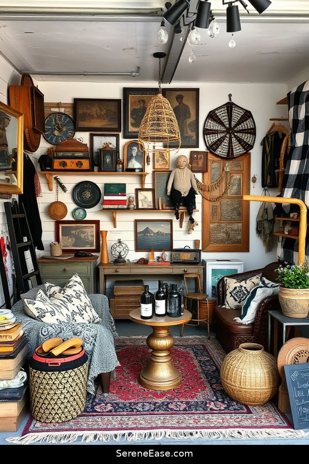 18 Ways to Achieve Black and White Bohemian Style in Your Garage 19 Personalize With Travel Finds for 18 Ways to Achieve Black and White Bohemian Style in Your Garage