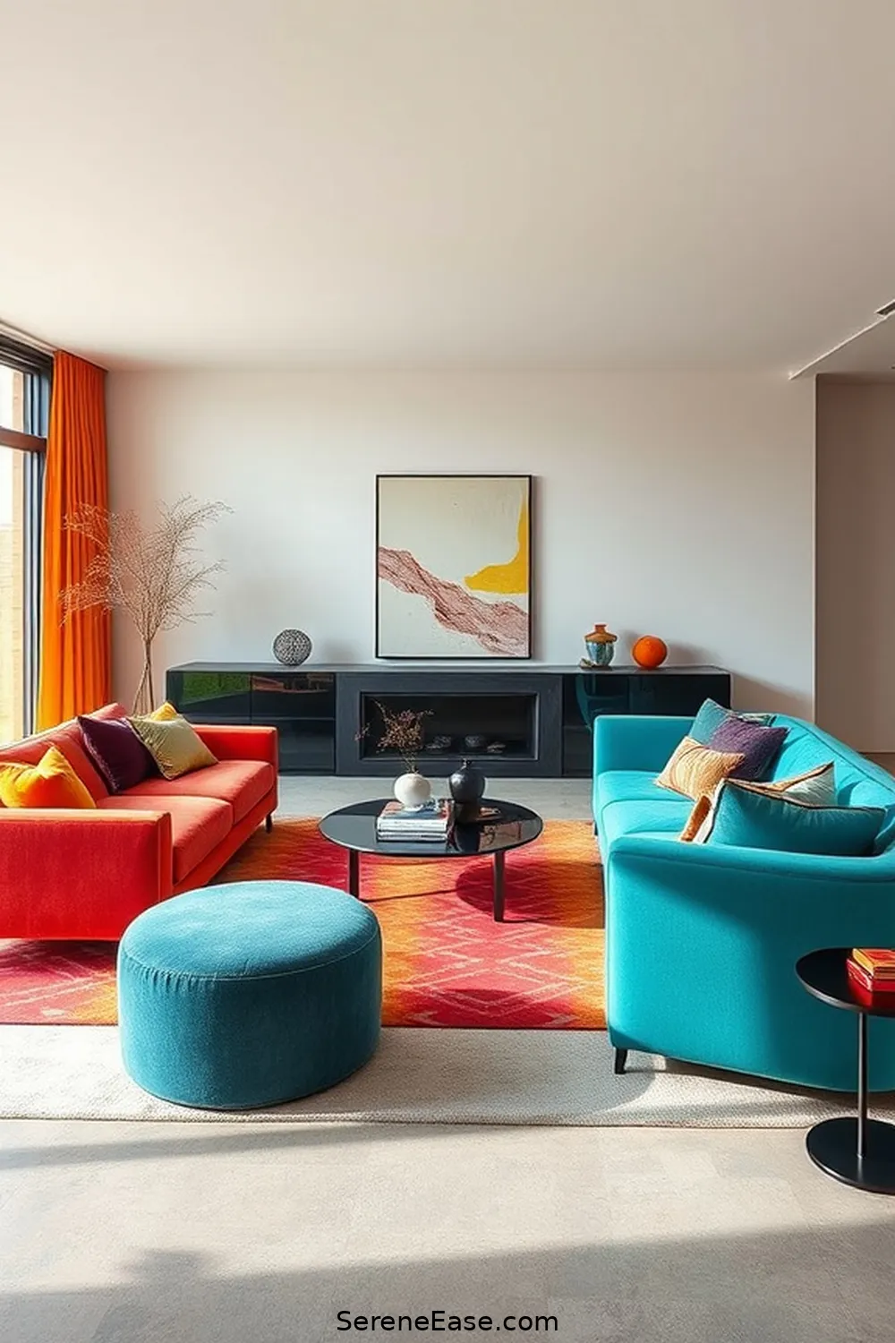18 Ways to Achieve Bold and Bright Minimalist Living Room Style 4 Choose Statement Furniture for 18 Ways to Achieve Bold and Bright Minimalist Living Room Style