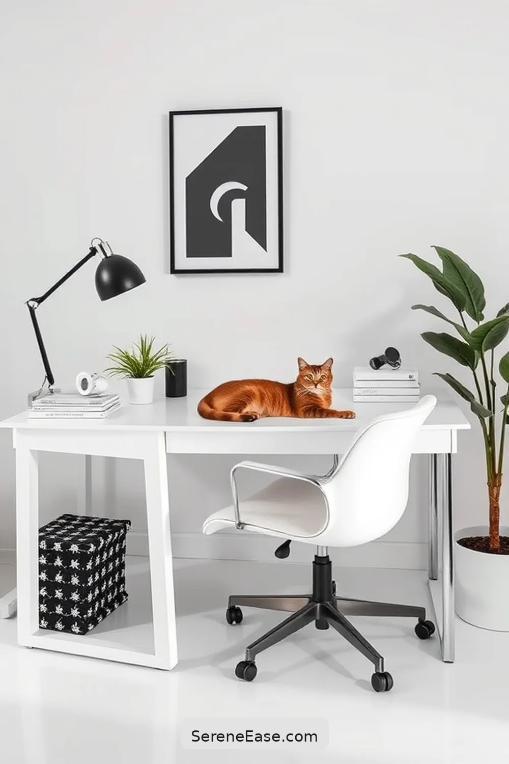 18 Ways to Achieve Monochromatic Home Office Minimalist Style 11 Create a Cohesive Desk Setup for 18 Ways to Achieve Monochromatic Home Office Minimalist Style