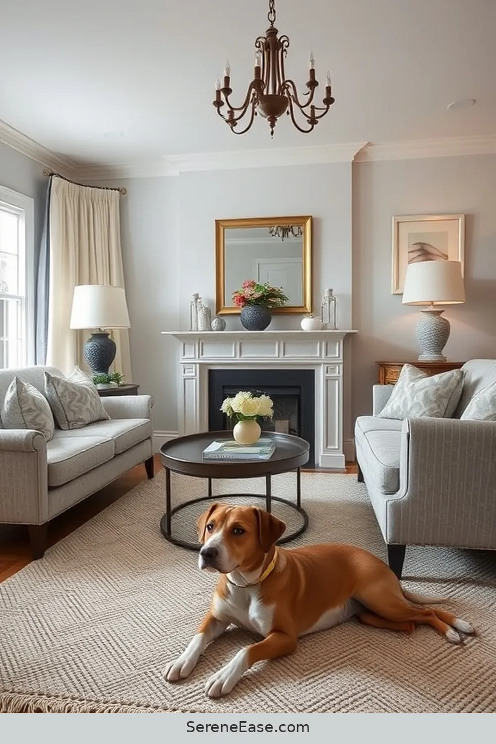 Personalize With Family Heirlooms for 18 Ways to Achieve Monochromatic Living Room Style in Modern Farmhouse