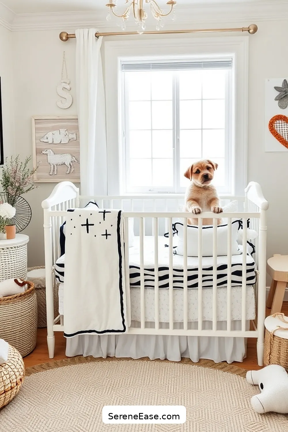 18 Ways to Create a Black and White Coastal Style Nursery 2 Choose a Coastal-Inspired Color Palette for 18 Ways to Create a Black and White Coastal Style Nursery
