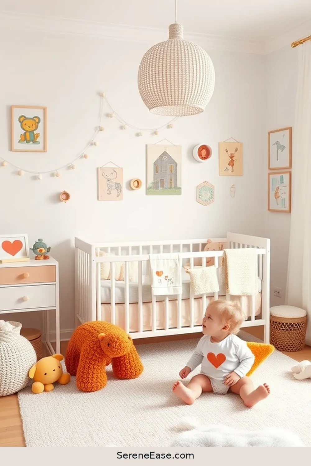 18 Ways to Create a Bold and Bright Scandinavian Style Nursery 2 Embrace a Neutral Base With Bold Accents for 18 Ways to Create a Bold and Bright Scandinavian Style Nursery