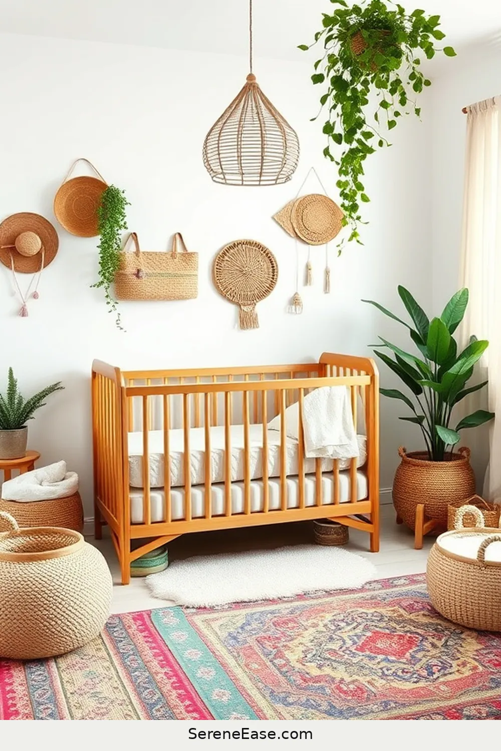 18 Ways to Create a Bold and Bright Scandinavian Style Nursery 8 Opt for Natural Materials for 18 Ways to Create a Bold and Bright Scandinavian Style Nursery
