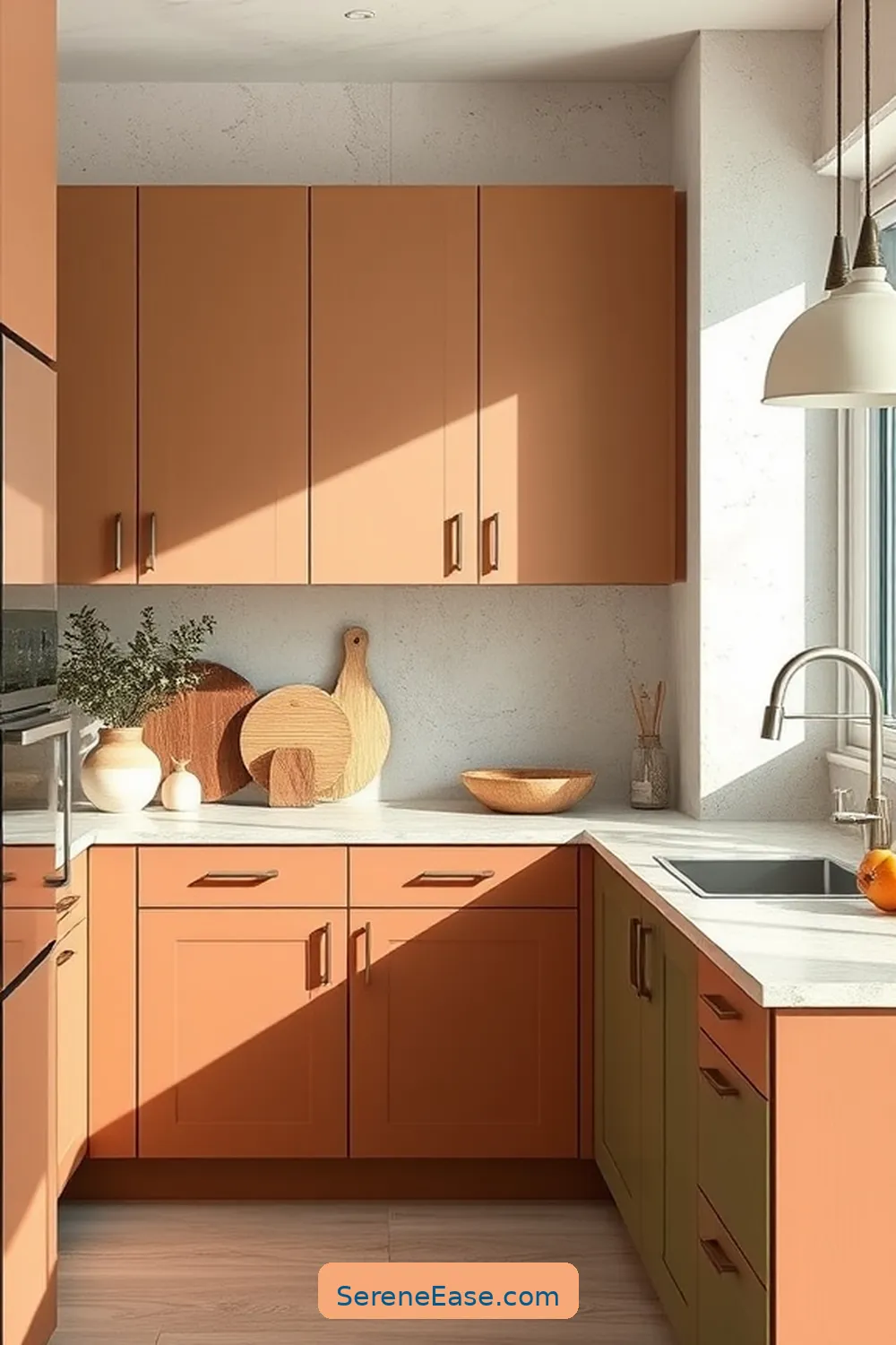 18 Ways to Incorporate Earth Tones in Minimalist Kitchen Style 2 Choose Earthy Cabinet Colors for 18 Ways to Incorporate Earth Tones in Minimalist Kitchen Style