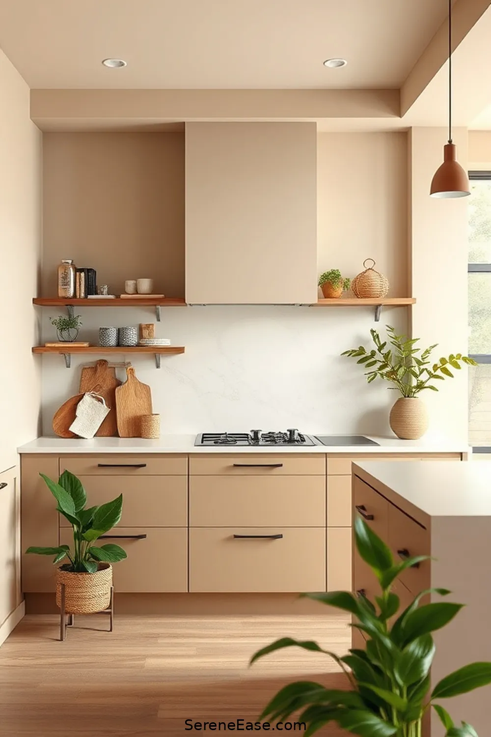 18 Ways to Incorporate Earth Tones in Minimalist Kitchen Style 6 Use Neutral Paint Shades for 18 Ways to Incorporate Earth Tones in Minimalist Kitchen Style