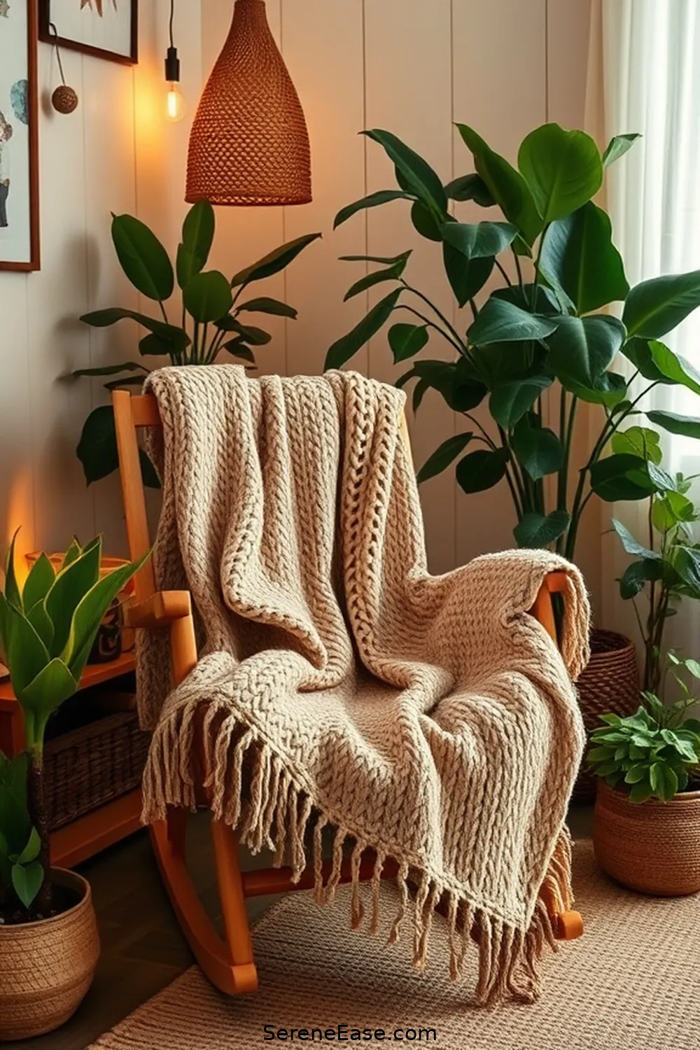 18 Ways to Incorporate Earth Tones in Rustic Nursery Style 14 Add Cozy Knit Blankets for 18 Ways to Incorporate Earth Tones in Rustic Nursery Style
