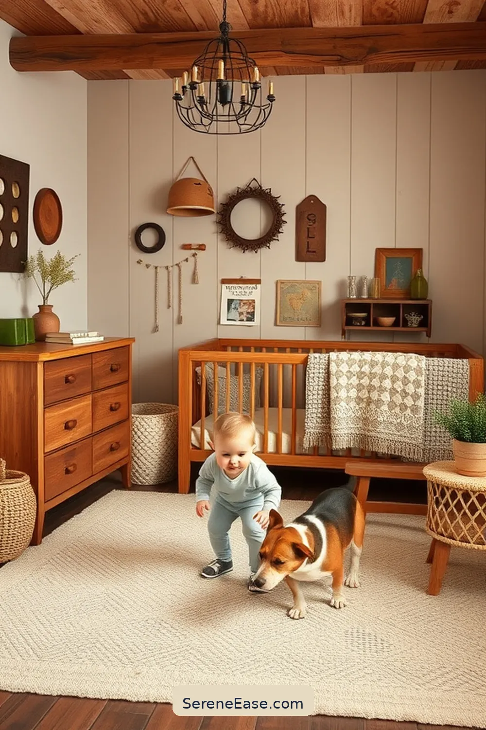 18 Ways to Incorporate Earth Tones in Rustic Nursery Style 17 Choose Vintage or Reclaimed Decor for 18 Ways to Incorporate Earth Tones in Rustic Nursery Style