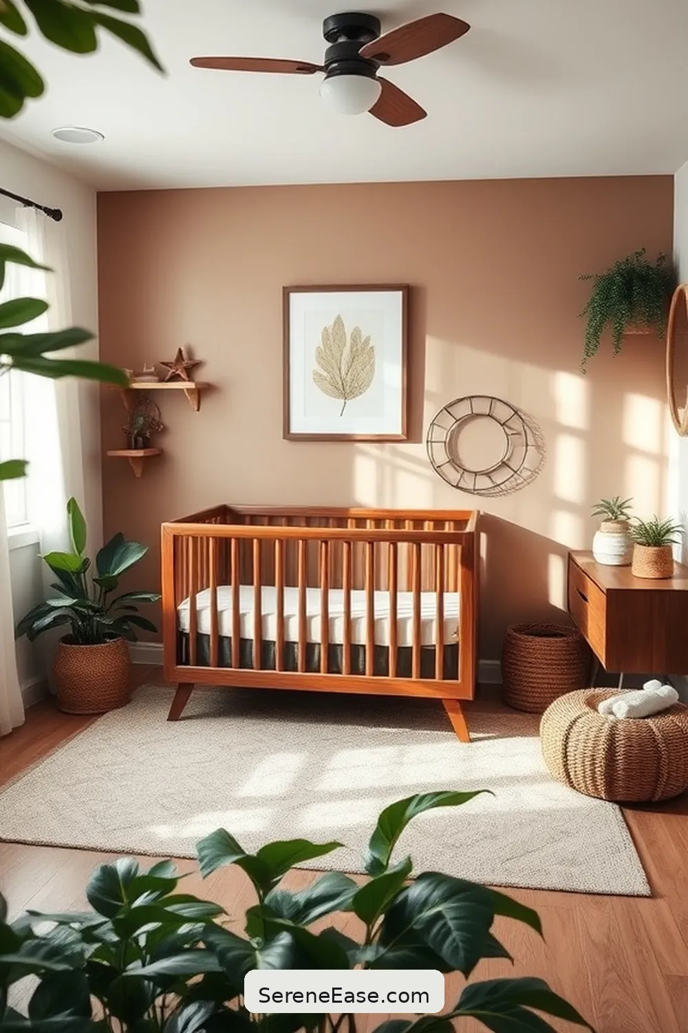18 Ways to Incorporate Earth Tones in Rustic Nursery Style 10 Hang Nature-Inspired Artwork for 18 Ways to Incorporate Earth Tones in Rustic Nursery Style