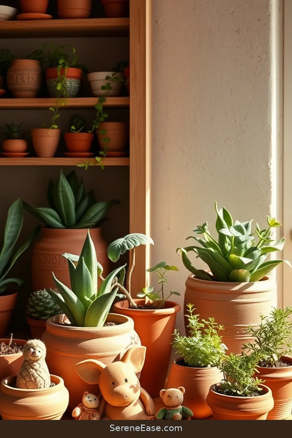 18 Ways to Incorporate Earth Tones in Rustic Nursery Style 9 Utilize Clay and Terracotta Accessories for 18 Ways to Incorporate Earth Tones in Rustic Nursery Style