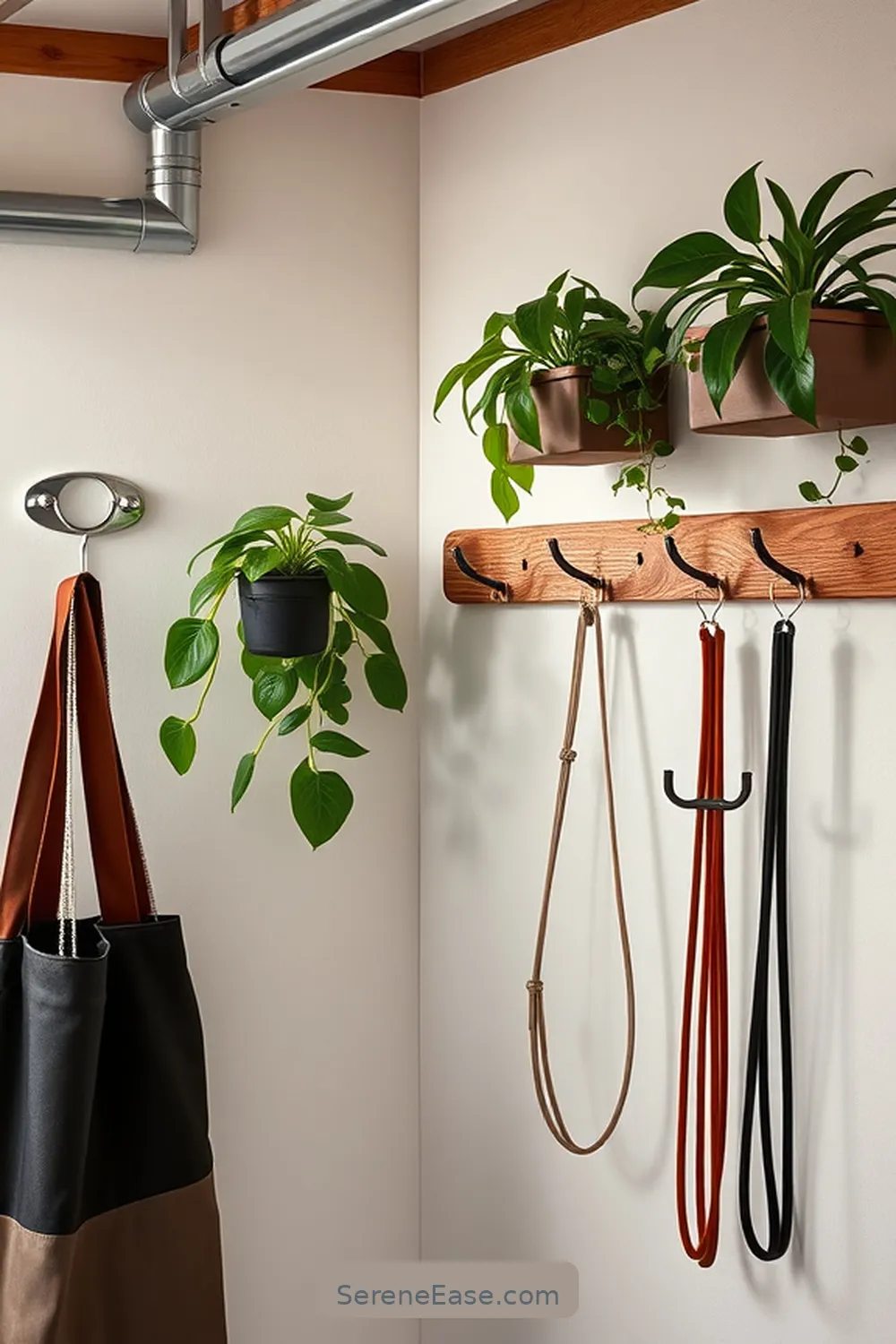 18 Ways to Incorporate Metallic Accents in Mid-Century Modern Style Garage 14 Stylish Metallic Hooks and Racks for 18 Ways to Incorporate Metallic Accents in Mid-Century Modern Style Garage