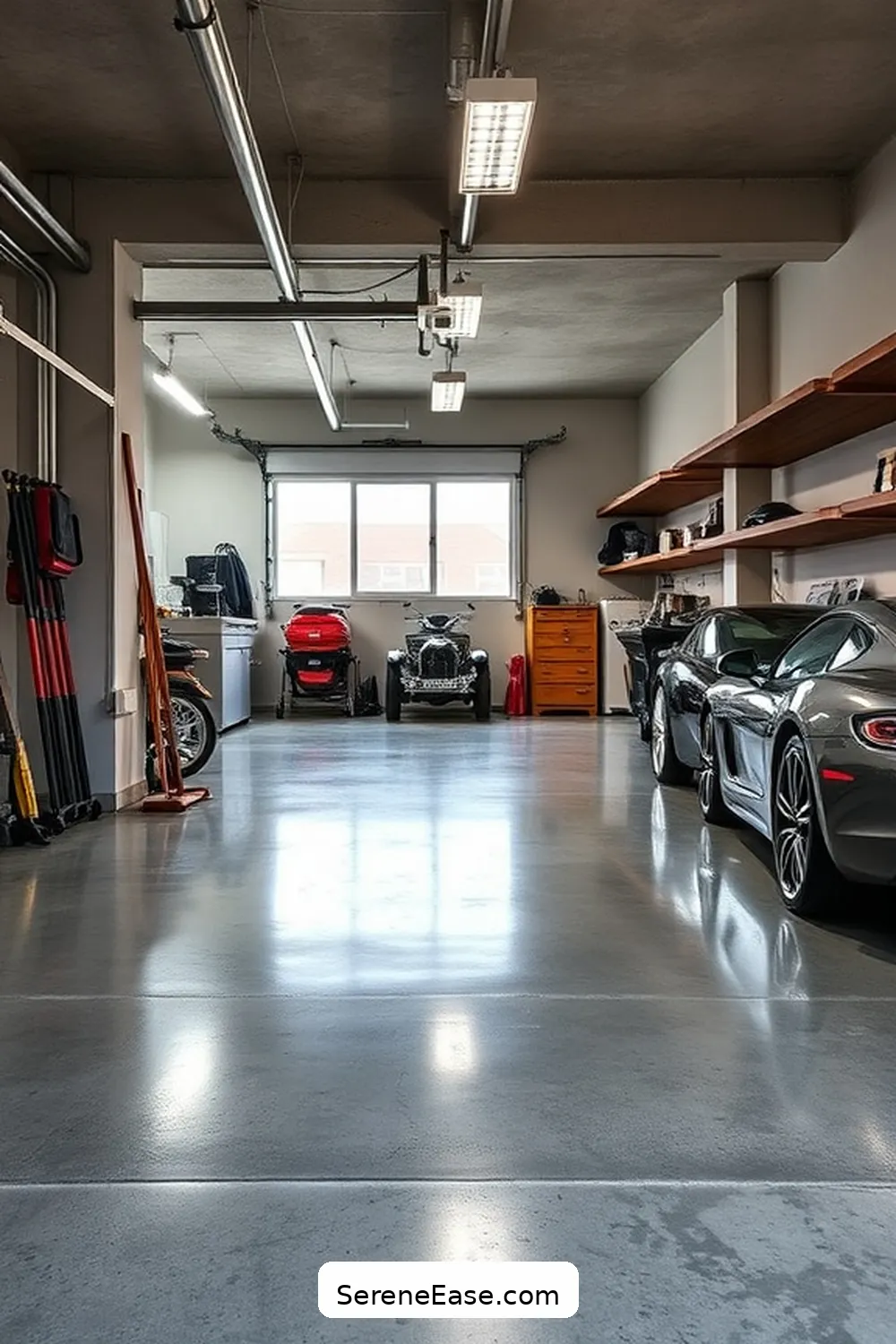 18 Ways to Incorporate Metallic Accents in Your Scandinavian Garage Style 19 Implement Metallic Accents in Flooring Design for 18 Ways to Incorporate Metallic Accents in Your Scandinavian Garage Style