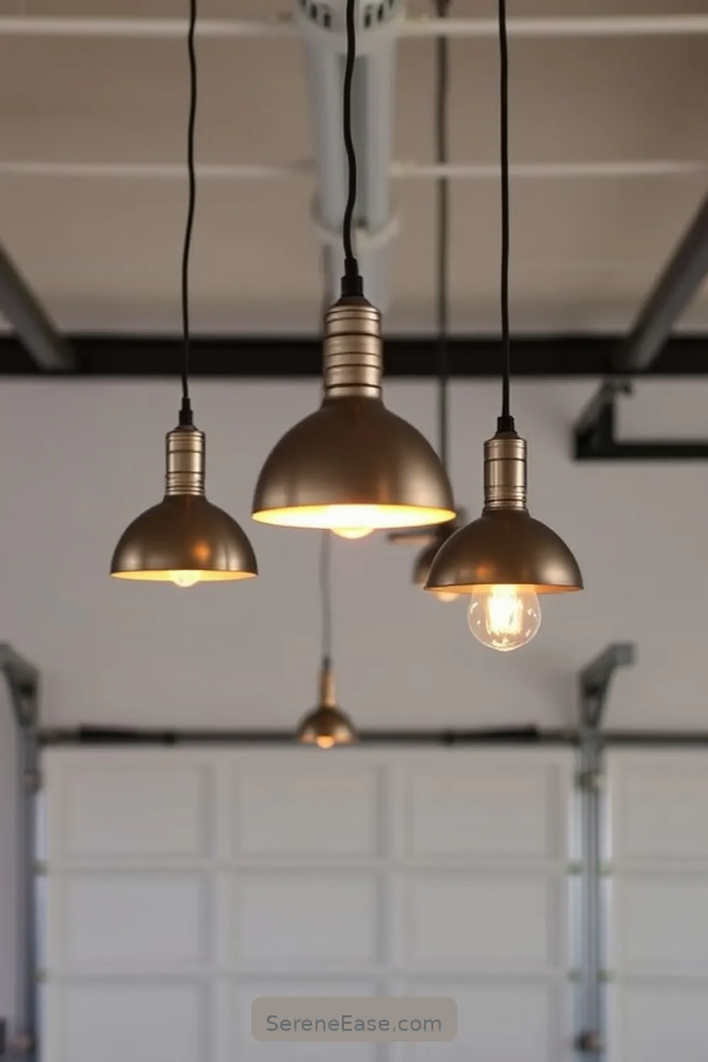 18 Ways to Incorporate Metallic Accents in Your Scandinavian Garage Style 3 Install Industrial-Style Lighting Fixtures for 18 Ways to Incorporate Metallic Accents in Your Scandinavian Garage Style