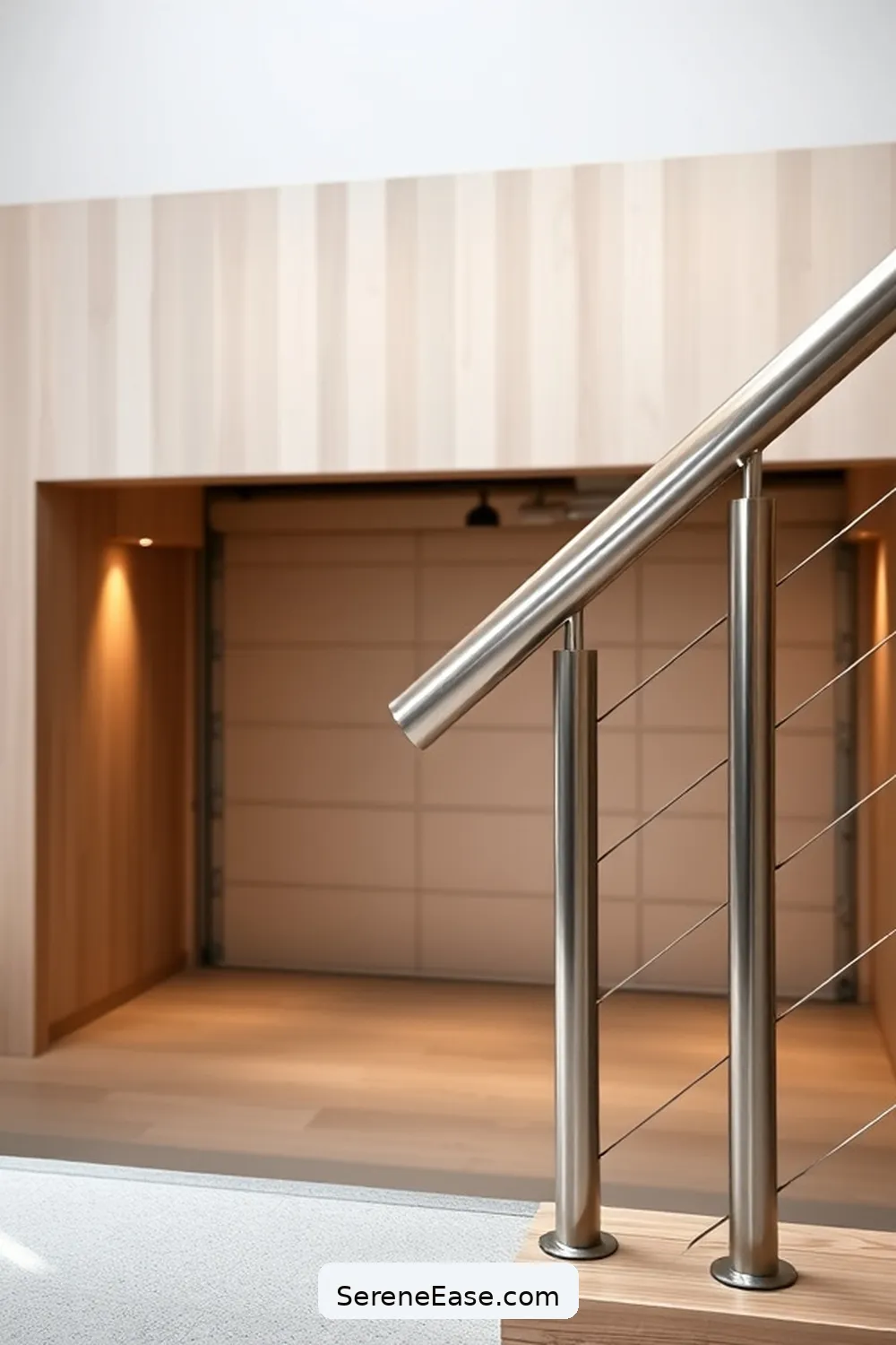 18 Ways to Incorporate Metallic Accents in Your Scandinavian Garage Style 13 Install Metal Railing or Handrails for 18 Ways to Incorporate Metallic Accents in Your Scandinavian Garage Style