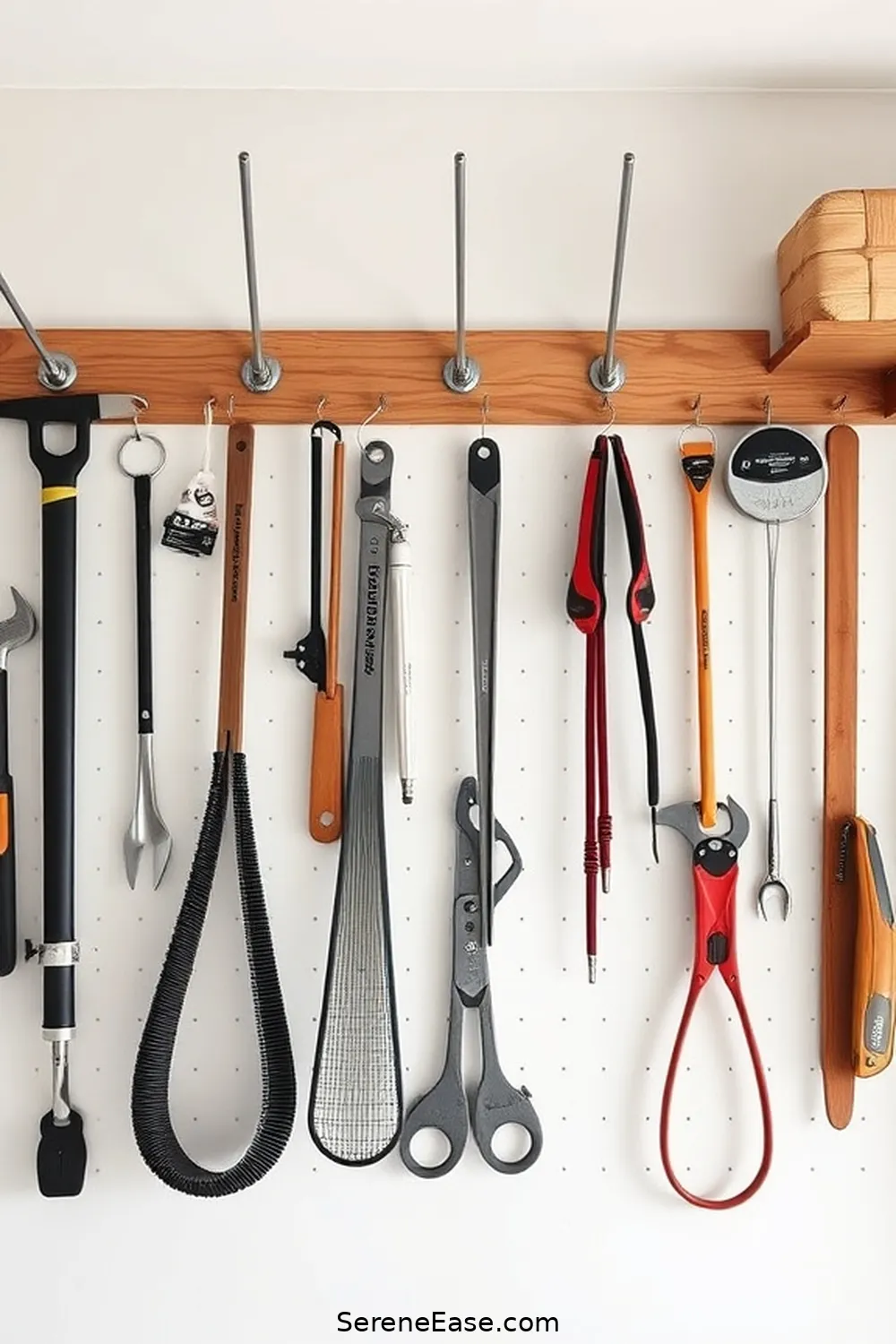18 Ways to Incorporate Metallic Accents in Your Scandinavian Garage Style 14 Use Metallic Hooks for Hanging Items for 18 Ways to Incorporate Metallic Accents in Your Scandinavian Garage Style