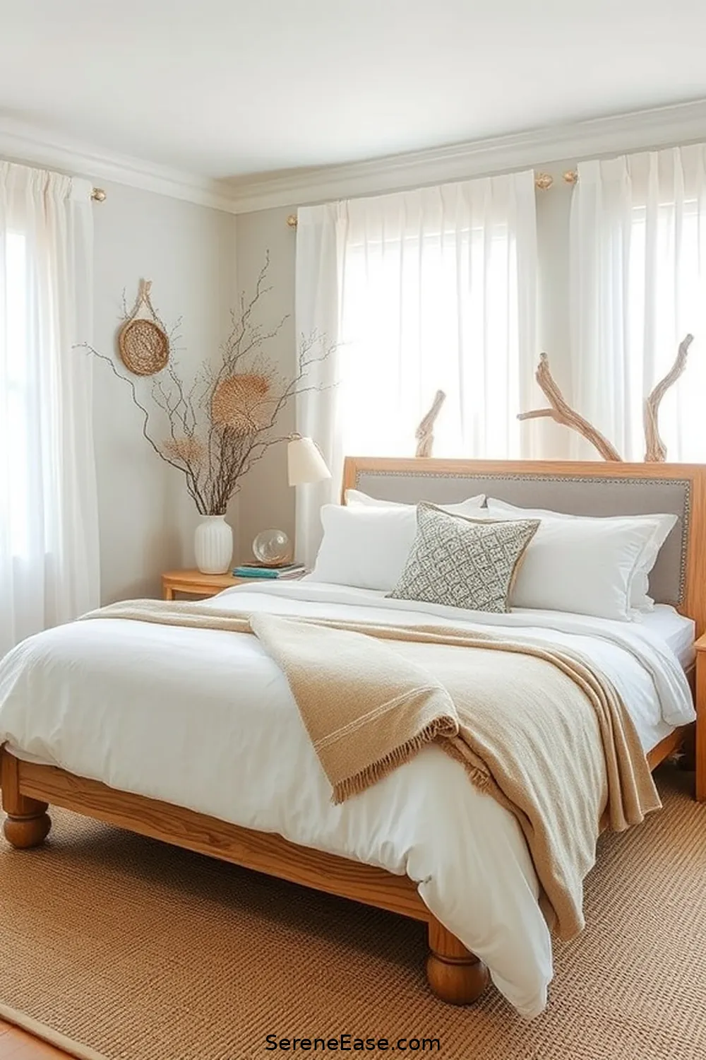 18 Ways to Incorporate Neutral Tones in Coastal Bedroom Style 8 Incorporate Driftwood Accents for 18 Ways to Incorporate Neutral Tones in Coastal Bedroom Style