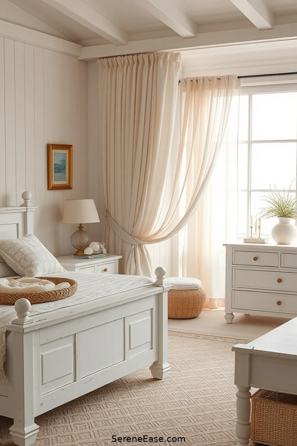 18 Ways to Incorporate Neutral Tones in Coastal Bedroom Style 4 Use White-Washed Furniture for 18 Ways to Incorporate Neutral Tones in Coastal Bedroom Style