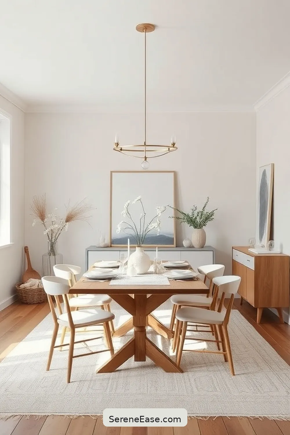 18 Ways to Incorporate Neutral Tones in Scandinavian Style Dining Rooms 5 Incorporate Minimalist Lighting for 18 Ways to Incorporate Neutral Tones in Scandinavian Style Dining Rooms
