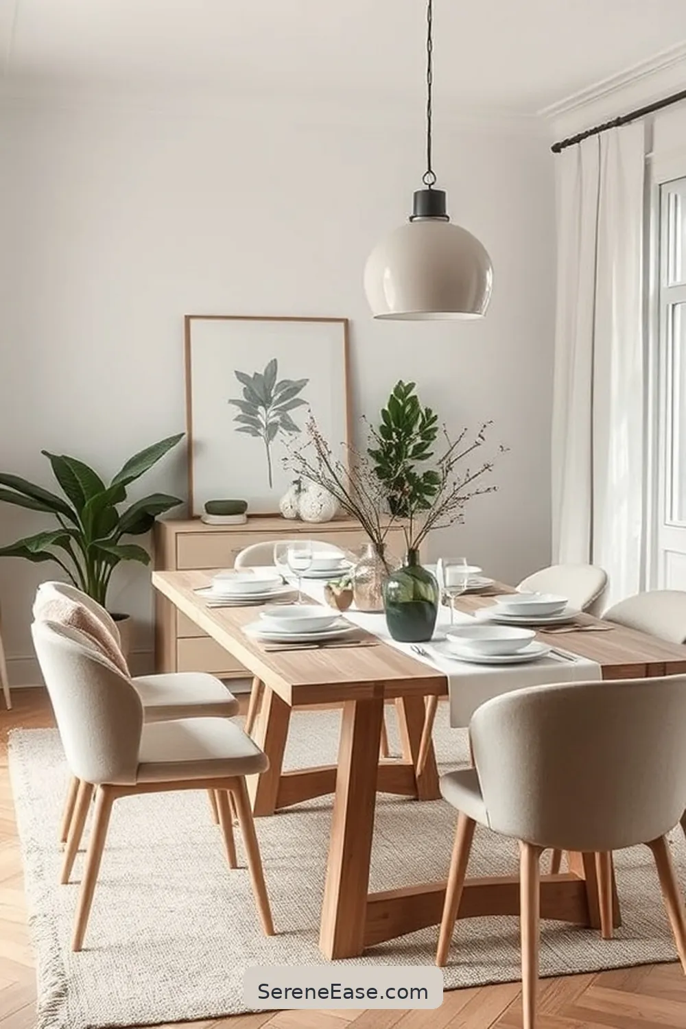 18 Ways to Incorporate Neutral Tones in Scandinavian Style Dining Rooms 12 Integrate Functional Decor for 18 Ways to Incorporate Neutral Tones in Scandinavian Style Dining Rooms