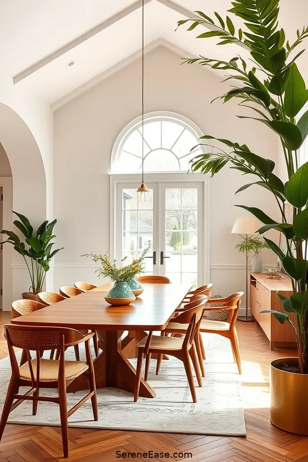 18 Ways to Incorporate Neutral Tones in Your Mid-Century Modern Dining Room Style 18 Highlight Architectural Features With Neutral Paint for 18 Ways to Incorporate Neutral Tones in Your Mid-Century Modern Dining Room Style