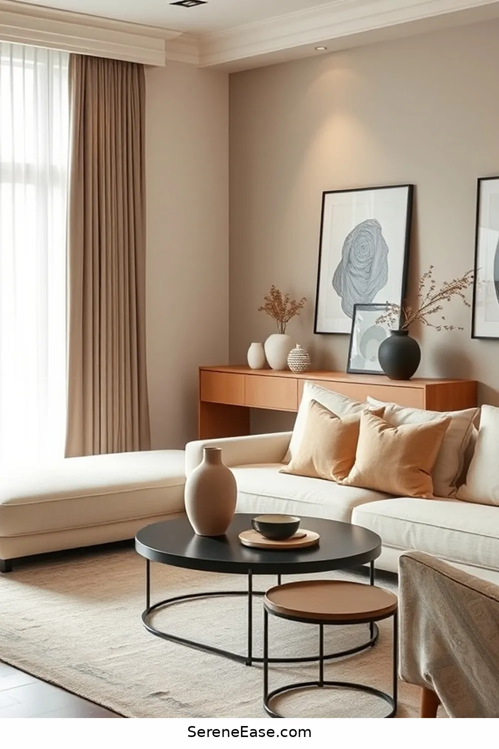 18 Ways to Incorporate Neutral Tones in a Minimalist Living Room Style 15 Choose Functional Decorative Items for 18 Ways to Incorporate Neutral Tones in a Minimalist Living Room Style