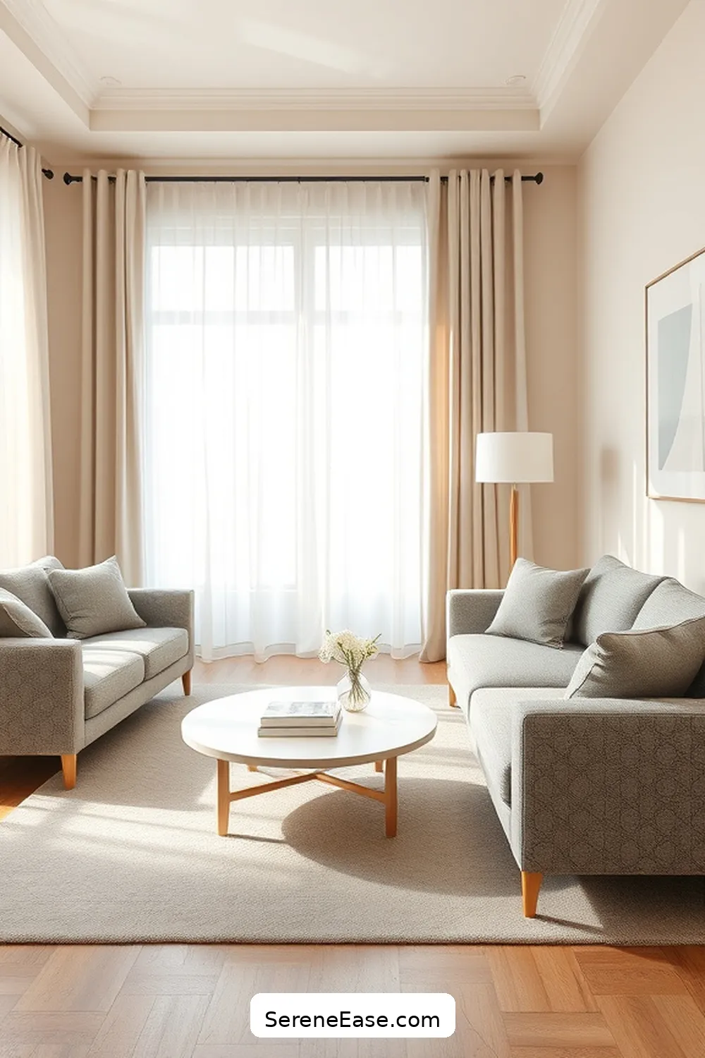 18 Ways to Incorporate Neutral Tones in a Minimalist Living Room Style 2 Choose a Neutral Color Palette for 18 Ways to Incorporate Neutral Tones in a Minimalist Living Room Style