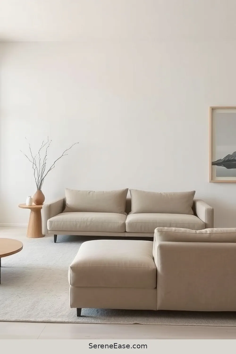 18 Ways to Incorporate Neutral Tones in a Minimalist Living Room Style 14 Keep Accessories to a Minimum for 18 Ways to Incorporate Neutral Tones in a Minimalist Living Room Style